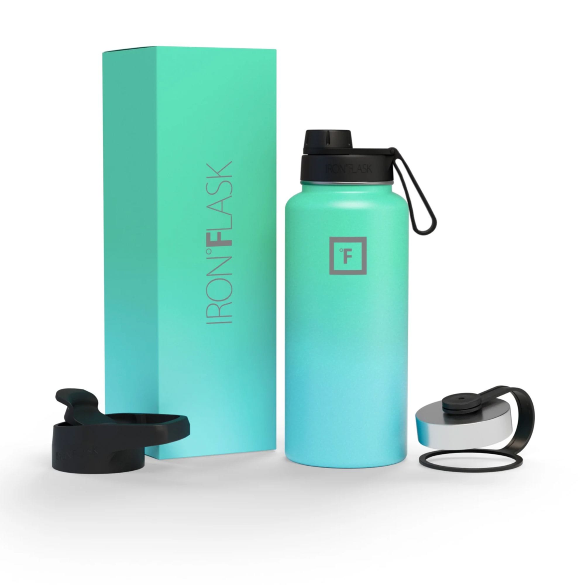 Iron Flask Wide Mouth Bottle with Spout Lid 950ml Sky Kitchen Warehouse™